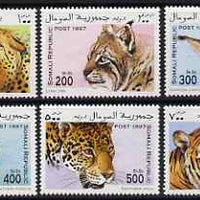 Somalia 1997 Big Cats perf set of 6 unmounted mint. Note this item is privately produced and is offered purely on its thematic appeal