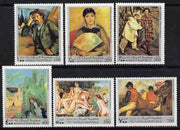 Somalia 1999 Paintings set of 6 unmounted mint. Note this item is privately produced and is offered purely on its thematic appeal (Renoir, Cezanne, Degas, Gauguin)*