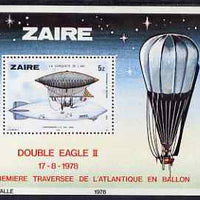 Zaire 1978 History of Aviation perf m/sheet unmounted mint SG MS 935