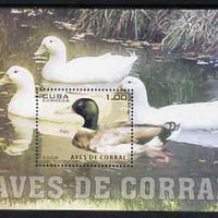 Cuba 2006 Domesticated Fowl - Ducks perf m/sheet unmounted mint, SG MS 4954