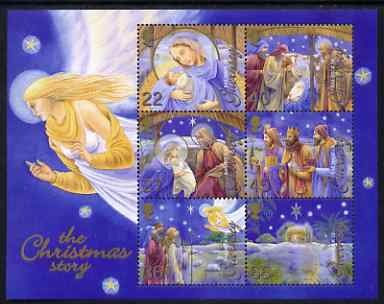 Guernsey 2002 Christmas - The Nativity perf m/sheet unmounted mint, SG MS 978