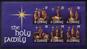 Guernsey 1999 Christmas - Wood Carvings of the Holy Family perf sheetlet containing set of 6 values unmounted mint, SG 844-9