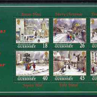 Guernsey 2000 Christmas - Churches perf sheetlet containing set of 6 values unmounted mint, SG 877-82