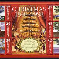 Guernsey 1998 Christmas - The Christmas Tree perf sheetlet containing set of 6 values unmounted mint, SG 810-15