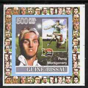Guinea - Bissau 2007 Rugby - Percy Montgomery individual imperf deluxe sheet unmounted mint. Note this item is privately produced and is offered purely on its thematic appeal
