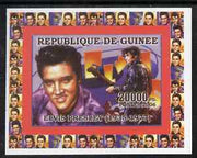 Guinea - Conakry 2006 Elvis Presley individual imperf deluxe sheet #1, unmounted mint. Note this item is privately produced and is offered purely on its thematic appeal as Yv 322