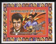 Guinea - Conakry 2006 Elvis Presley individual imperf deluxe sheet #3, unmounted mint. Note this item is privately produced and is offered purely on its thematic appeal as Yv 324