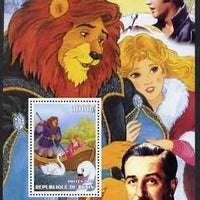 Benin 2002 75th Birthday of Mickey Mouse - Beauty & the Beast perf m/sheet unmounted mint. Note this item is privately produced and is offered purely on its thematic appeal