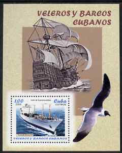 Cuba 2005 Ships - Fishing & Merchant Shipping perf m/sheet unmounted mint SG MS 4842