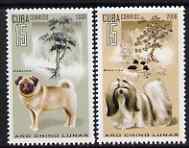 Cuba 2006 Chinese New Year - Year of the Dog perf set of 2 unmounted mint SG 4914-5