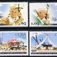 Cuba 2006 Pope John Paul II perf set of 4 unmounted mint,SG 4925-28