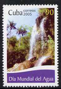 Cuba 2005 World Water Day 90c unmounted mint SG 4836