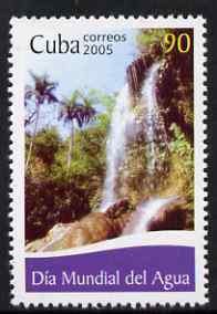 Cuba 2005 World Water Day 90c unmounted mint SG 4836