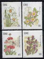 Ireland 1990 Garden Flowers set of 4 unmounted mint, SG 781-84
