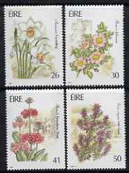 Ireland 1990 Garden Flowers set of 4 unmounted mint, SG 781-84