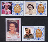 Nevis 1986 Queen's 60th Birthday set of 4 unmounted mint SG 384-7