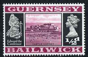 Guernsey 1969-70 1/2d Castle Cornet and Edward the Confessor unmounted mint SG 13