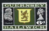 Guernsey 1969-70 6d Arms of Alderney & charles II unmounted mint SG 20