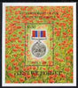 St Lucia 1995 50th Anniversary or End of Second World War $3 miniature sheet unmounted mint, SG MS1117
