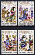 Solomon Islands 1977 Christmas set of 4 unmounted mint, SG 345-48