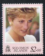 Solomon Islands 1998 Diana, Princess of Wales commemoration $2 unmounted mint, SG 907