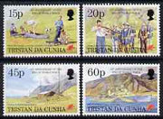 Tristan da Cunha 1995 50th Anniversary or End of Second World War set of 4 unmounted mint, SG 580-83