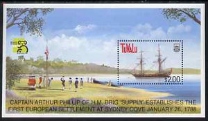 Tuvalu 1999 Australia 99 World Stamp Exhibition - Ships (6th Series) m/sheet unmounted mint, SG MS836