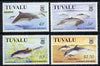 Tuvalu 1998 Dolphins and porpoises set of 4 unmounted mint, SG 813-16