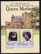 St Vincent - Grenadines 1985 Life & Times of HM Queen Mother (Castle of May) m/sheet unmounted mint (SG MS,411)