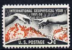 United States 1958 International Geophysical Year 3c unmounted mint, SG 1106