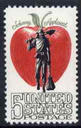 United States 1966 Johnny Appleseed and Apple unmounted mint, SG 1297