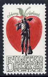 United States 1966 Johnny Appleseed and Apple unmounted mint, SG 1297