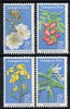 United States 1979 Endangered Flora (Persistent Trillium, Hawaiian Wild Broadbean, Contra Costa Wallflower, Antioch Dunes Evening Primrose) set of 4 unmounted mint, SG 1758-61