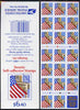 United States 1995 Flag over Porch $6.40 booklet of 20 x 32c self-adhsive plus one label (Stamps etc on back cover) pristine, SG SB 204a