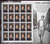 United States 1996 Legends of Hollywood - James Dean in complete sheet of 20 with enlarged right-hand margin unmounted mint, SG 3217