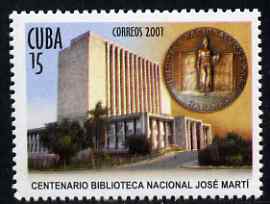 Cuba 2001 Centenary of Jose Marti Library unmounted mint, SG 4517