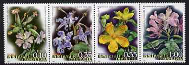 Bulgaria 2006 Flora perf se-tenant strip of 4 unmounted mint, SG 4590-3