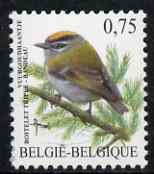 Belgium 2002-09 Birds #5 Firecrest 0.75 Euro unmounted mint, SG 3704b