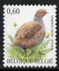 Belgium 2002-09 Birds #5 Partridge 0.60 Euro unmounted mint, SG 3702a