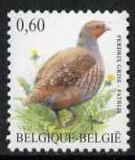 Belgium 2002-09 Birds #5 Partridge 0.60 Euro unmounted mint, SG 3702a