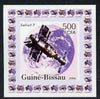 Guinea - Bissau 2006 Satellites #3 - Salyut 7 individual imperf deluxe sheet unmounted mint. Note this item is privately produced and is offered purely on its thematic appeal