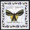 Guinea - Bissau 2006 Butterflies #4 - Ornithoptera paradisea individual imperf deluxe sheet unmounted mint. Note this item is privately produced and is offered purely on its thematic appeal