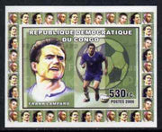 Congo 2006 Footballers #2 - Frank Lampard individual imperf deluxe sheet unmounted mint. Note this item is privately produced and is offered purely on its thematic appeal