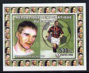 Congo 2006 Footballers #3 - Andriy Shevchenko individual imperf deluxe sheet unmounted mint. Note this item is privately produced and is offered purely on its thematic appeal