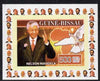Guinea - Bissau 2007 Humanitarians #1 - Nelson Mandela & Dove individual imperf deluxe sheet unmounted mint. Note this item is privately produced and is offered purely on its thematic appeal