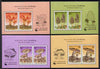 South Korea 1994 Fungi - 2nd series perf set of 4 m/sheets (each containing 2 vals) unmounted mint, SG MS 2099