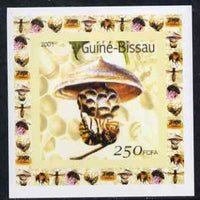 Guinea - Bissau 2001 Bees #3 individual imperf deluxe sheet unmounted mint. Note this item is privately produced and is offered purely on its thematic appeal