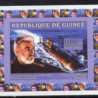 Guinea - Bissau 2006 Submarines #2 - Typhoon Class & Sean Connery individual imperf deluxe sheet unmounted mint