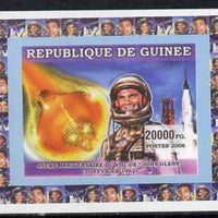 Guinea - Conakry 2006 Space Anniversaries #4 - John Glenn individual imperf deluxe sheet unmounted mint. Note this item is privately produced and is offered purely on its thematic appeal