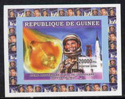 Guinea - Conakry 2006 Space Anniversaries #4 - John Glenn individual imperf deluxe sheet unmounted mint. Note this item is privately produced and is offered purely on its thematic appeal
